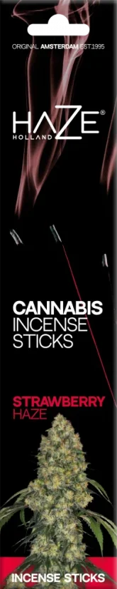 Bâtonnets d'encens au cannabis Haze Strawberry Haze