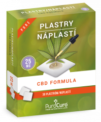 PuroCuro 25 mg CBD-formelplastre med hamp, 30 stk., 750 mg