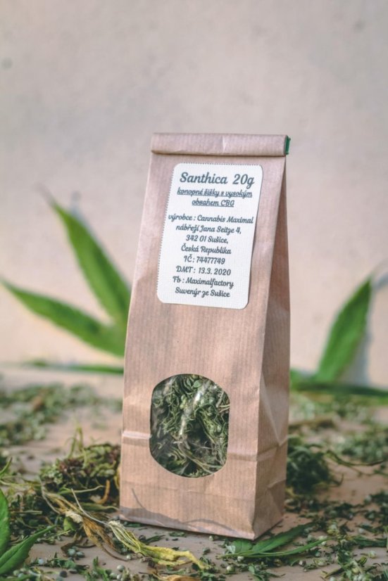 Dobre Konopi Konopná bylina Santhica s CBG selekčními pupeny, 20 g