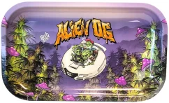 Best Buds Alien OG metalinis valcavimo padėklas Ilgas, 16x27 cm