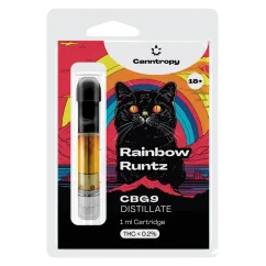 Canntropy CBG9 Kartusche Rainbow Runtz, CBG9 85% Qualität, 1 ml