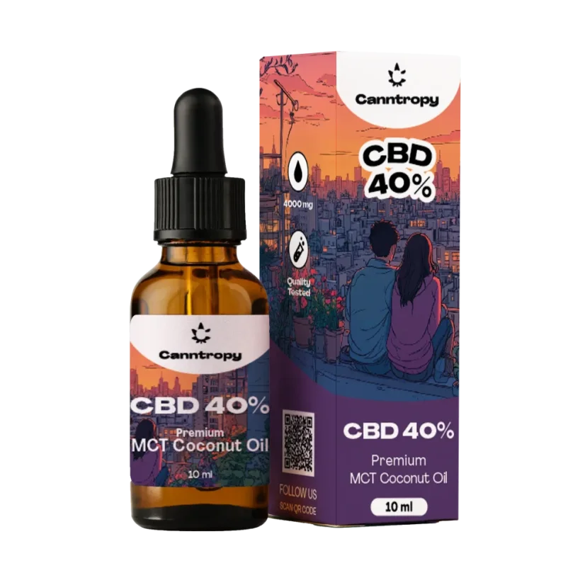 Canntropy CBD Hemp Oil, 40%, 4000mg, 10ml