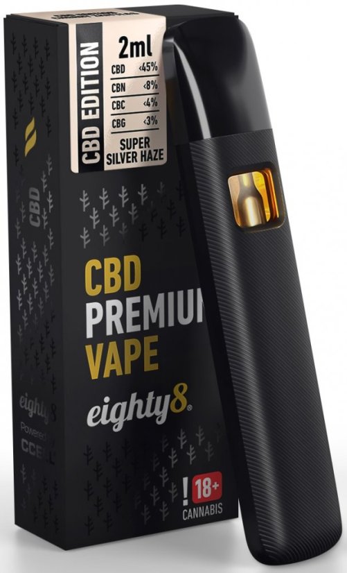 Eighty8 Stylo vape CBD Premium Super Silver Haze, 2 ml