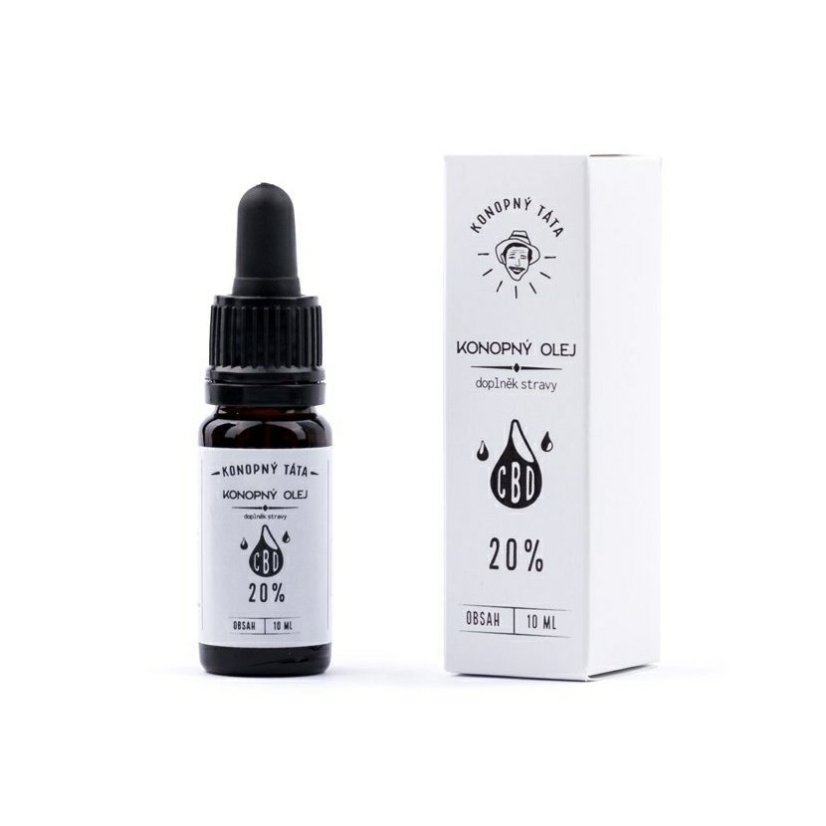 Konopný Táta Chanvre CBD pétrole 20%, 10 ml, 2000 mg