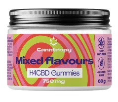 Canntropy H4CBD Augļu košļājamās konfektes, 750 mg, 30 gab. x 25 mg, 60 g