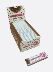 Monkey King Közepes 1¼ fehérítetlen Munchies cigarettapapír, 1 füzet