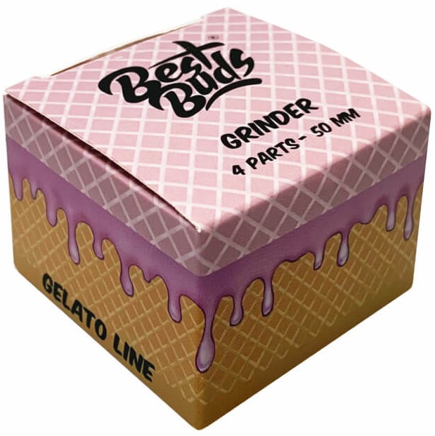 Best Buds Grinder Gelato Himbeerkegel, 4 Teile (50 mm)