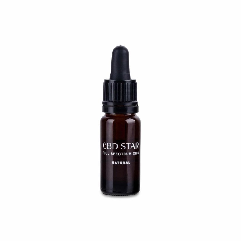 CBD Star Ulei CBD de cânepă NATURAL 10%, 10 ml, 1000 mg