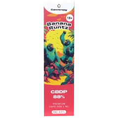 Canntropy CBDP Vape Pen Banana Runtz, CBDP 88% kvaliteet, 1 ml
