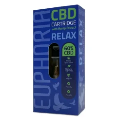 Euphoria CBD Cartridge Relax 600 mg, 1ml