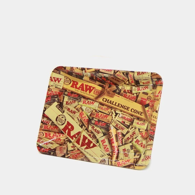 RAW – Mixed Products Small Metal Rolling Tray