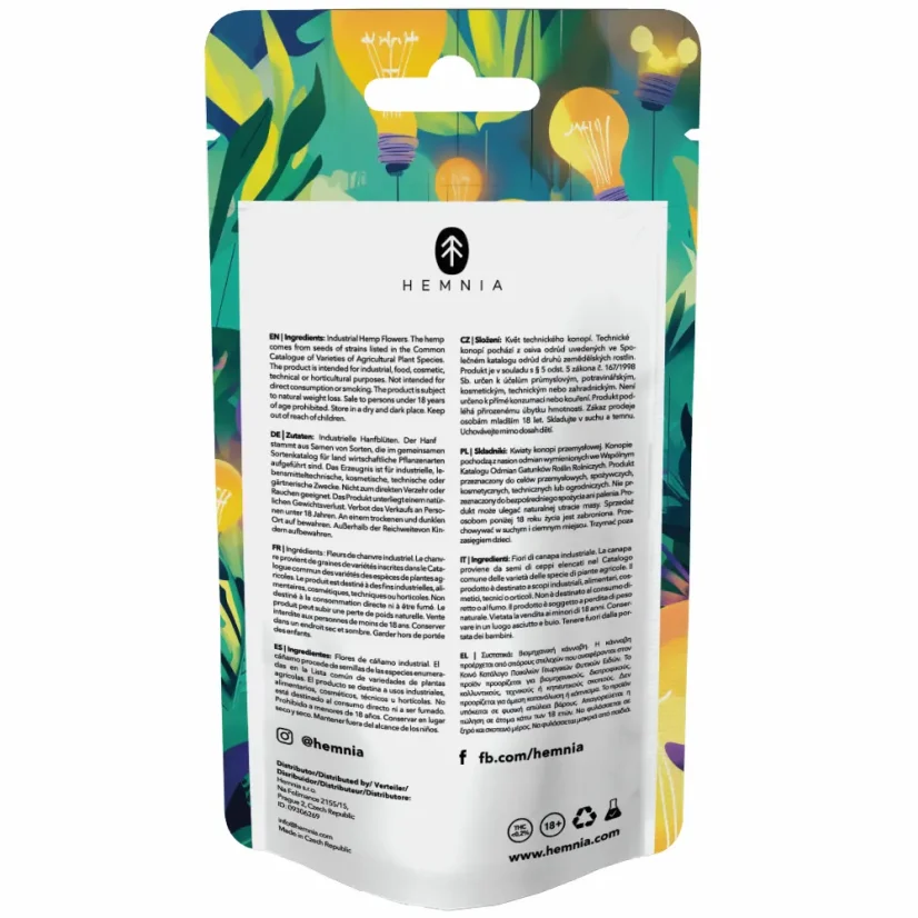 Hemnia Fleurs de CBD, Amnesia - Creative Boost, 1 g - 5 g