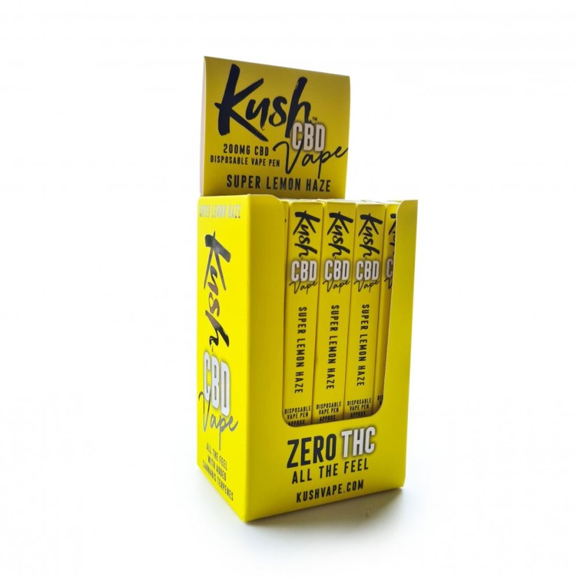Kush CBD Vape Pen - SUPER LEMON HAZE, 200 mg CBD, 0,5 g