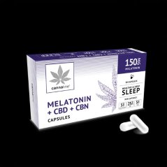 Cannaline Melatonín + CBD + CBN kapsuly x 35 ks - Zdravý a hlboký spánok, 150 mg
