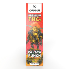 CanaPuff Papaya Punch 79 % THCv - Vapeador desechable, 1 ml