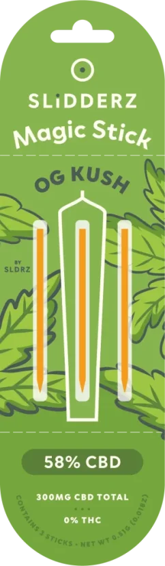 Slidderz Joint Core OG Kush, 3 pcs x 100 mg CBD