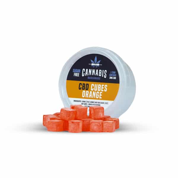 Cannabis Bakehouse Doces em cubo CBD - Laranja, 30g, 22pcs x 5mg CDB