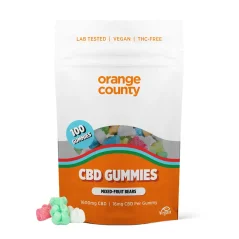 Orange County CBD Gummies Bears, 100szt, 3200 mg CBD, 500 g