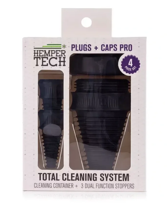 Bouchons de nettoyage + Capuchons PRO HEMPER - noir