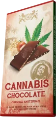 Bob Marley Cannabis & Noisettes Chocolat Noir - Carton (15 barres)