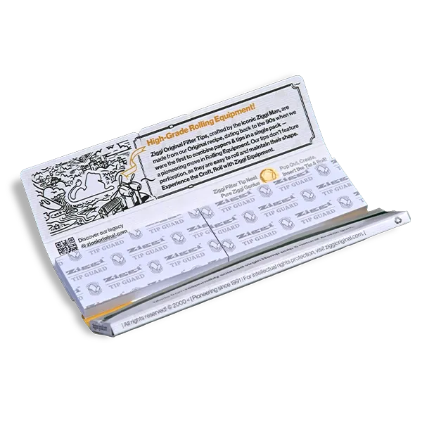 Ziggi Hemp, 32 feuilles à rouler + 32 filtres en carton