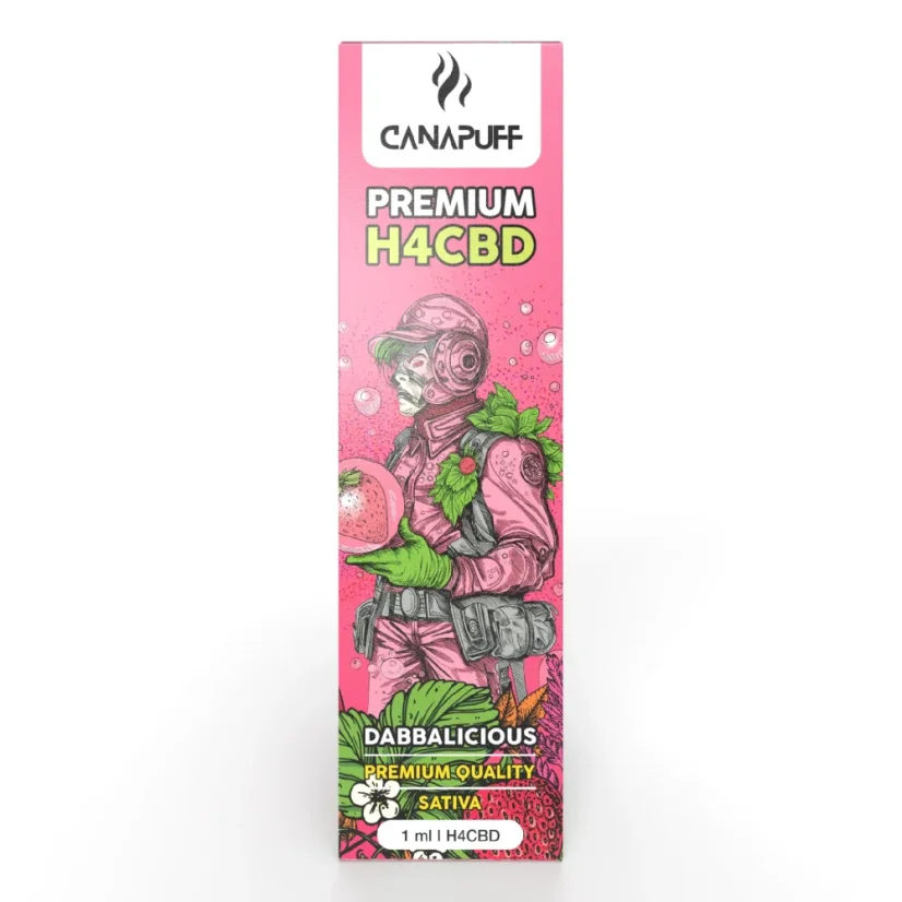 CanaPuff Dabbalicious 96 % H4CBD - Einweg-Vape-Pen, 1 ml