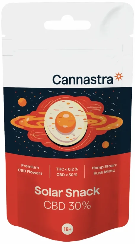 Cannastra CBD Flowers Solar Snack, CBD 30%, 1g - 100g