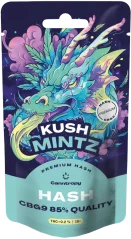 Canntropy CBG9 Hash Kush Mintz 85% kvalitāte, 1 g - 100 g