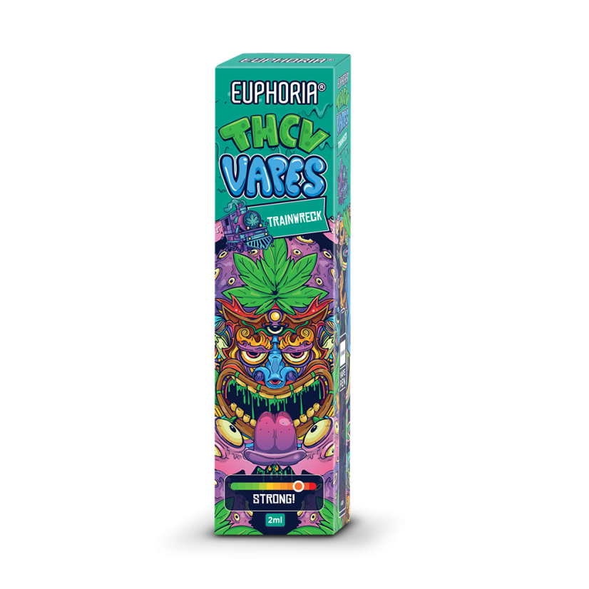 Euphoria THCV jednorázové Vape Pen Trainwreck, 98% THCV, 2 ml