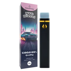 Canntropy CBG9 Disposable Vape Pen NYC Diesel, CBG9 85% kvaliteta, 1 ml