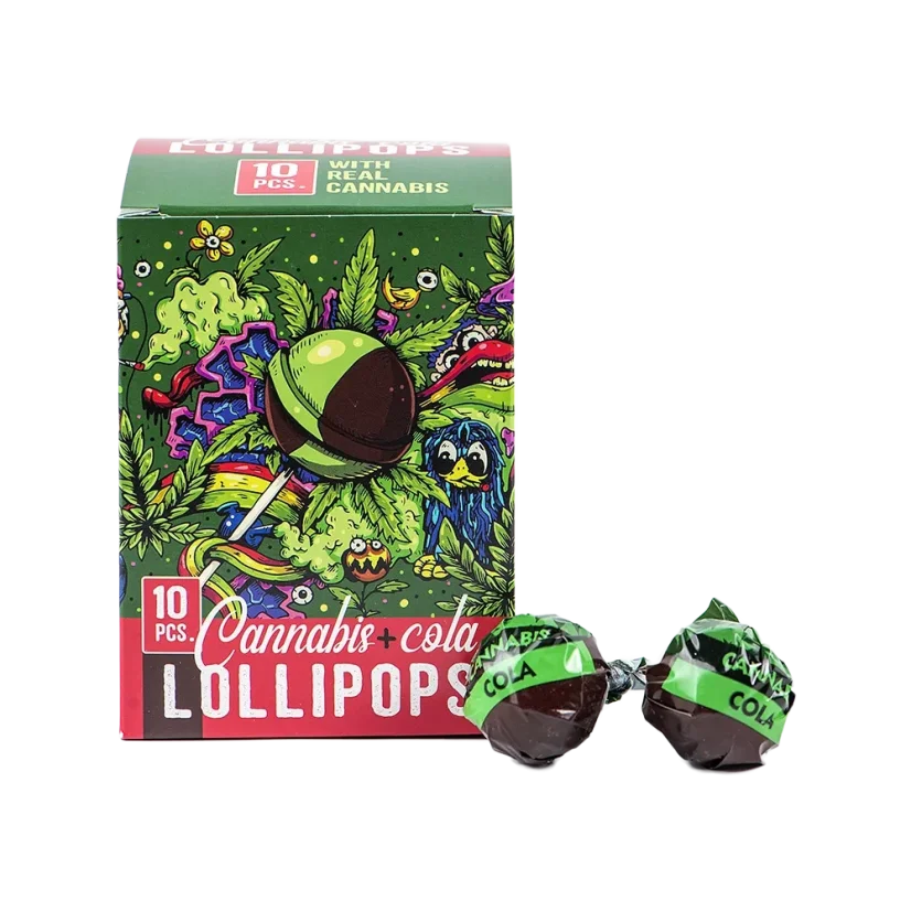 Euphoria Acadele cu canabis în cutie, aromă de cola (10 x 12 g)