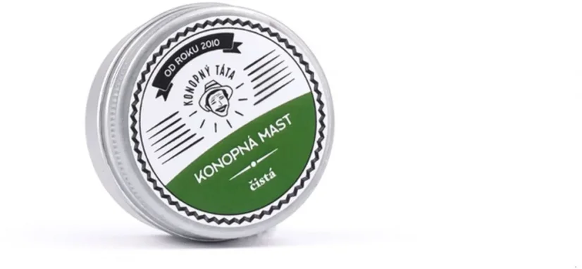 Konopný Táta Voyager Pommade de chanvre pur, 17 mg CBD, 15 ml