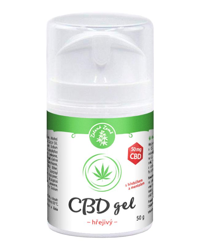 Zelena zeme CBD Gel de încălzire 50 g