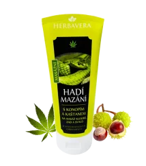 Herbavera Hadí mast s konopím a kaštanem, 200 ml