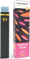 Cannastra CBDP Kertakäyttöinen Vape Pen Starfruit Surge, CBDP 88 % laatu, 1 ml