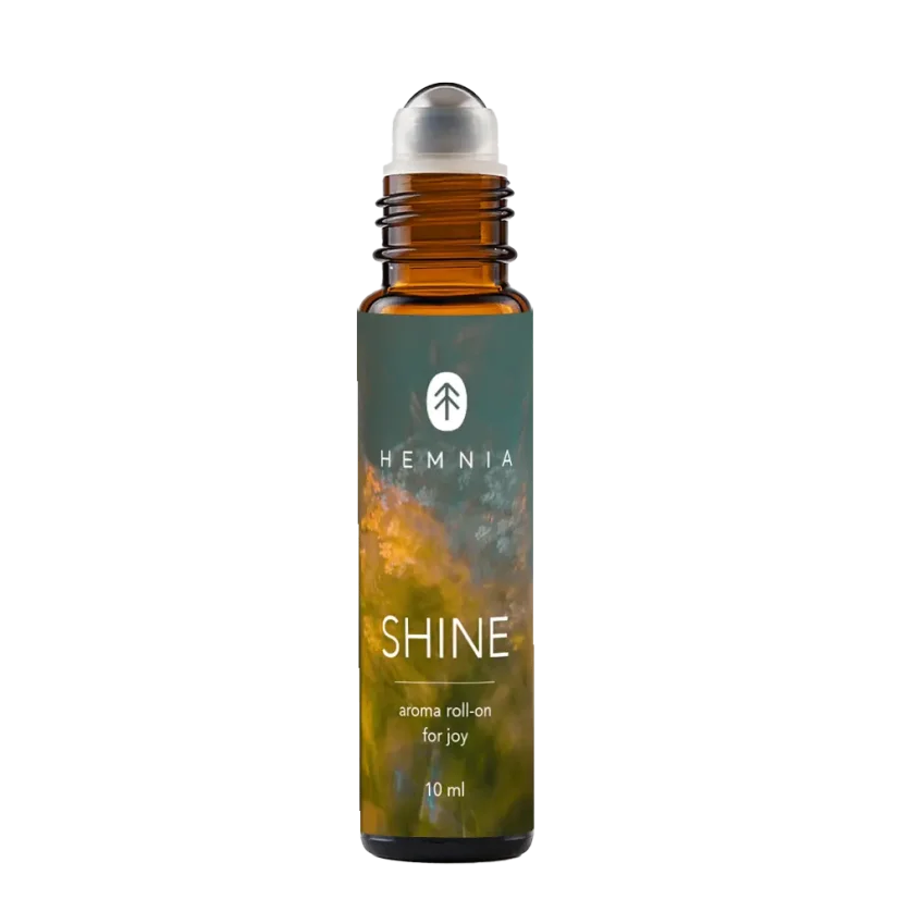 Hemnia SHINE: Roll-on aromatic pentru bucurie, 10 ml