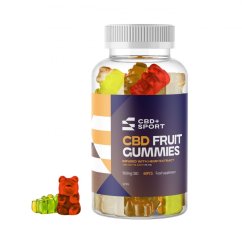 CBD+Sport Gummy Bears, 900 mg CBD, 60 ks, 125 g