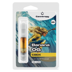 Canntropy CBDX Cartridge Banana OG, 10% CBDX, 1 ml