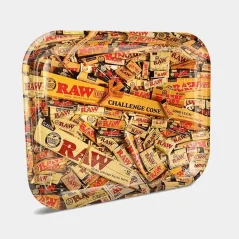 RAW – Mixed Products Large Metal Rolling Tray