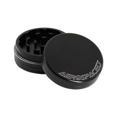 Aerospaced by Higher Standards - Grinder cu 2 piese - 2.0" (50 mm) - Negru