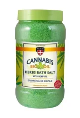 Palacio - Cannabis-Badesalz mit Hanföl, (1200 g)