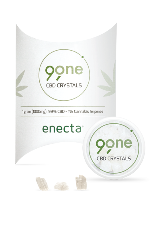 Enecta CBD кристали коноплі (99%), 10 000 мг
