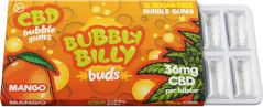 Bubbly Billy Žuvačka s príchuťou Buds Mango (36 mg CBD), 17 g
