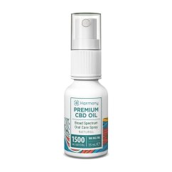 Harmony CBD sprej pro ústní dutinu 1500 mg, 15 ml, přírodní