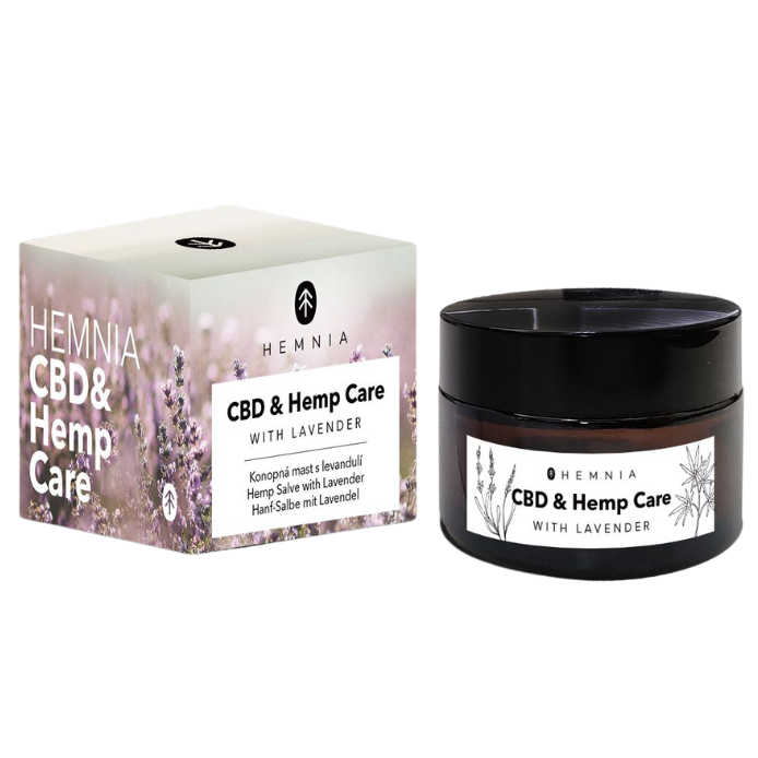 Hemnia CBD & Canapa Cura - universale unguento alla canapa con lavanda, 250 mg CBD
