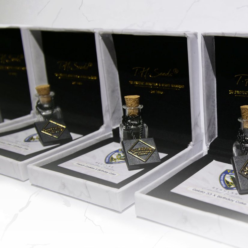 T.H.Seeds™ Semințe de canabis ediție regulată limitată Tort de aniversare X Tort de aniversare X SBC, pachet de 11