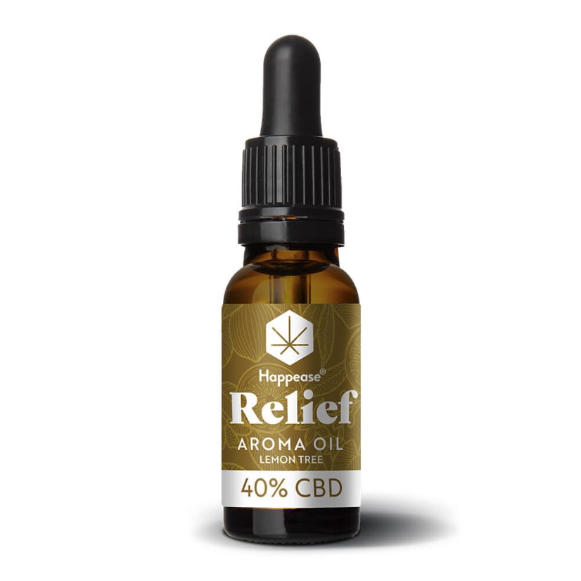 Aceite de CBD Happease Relief Lemon Tree, 40% CBD, 4000 mg, 10 ml