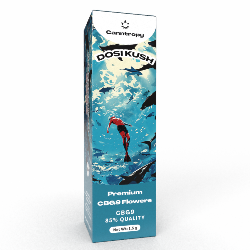Canntropy CBG9 Prerolls Dosi Kush, CBG9 85 % Qualität, 1 g