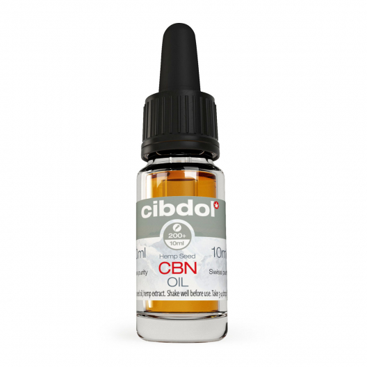 Cibdol Konopný olej 5% CBN a 2,5% CBD, 500:250 mg, 10 ml