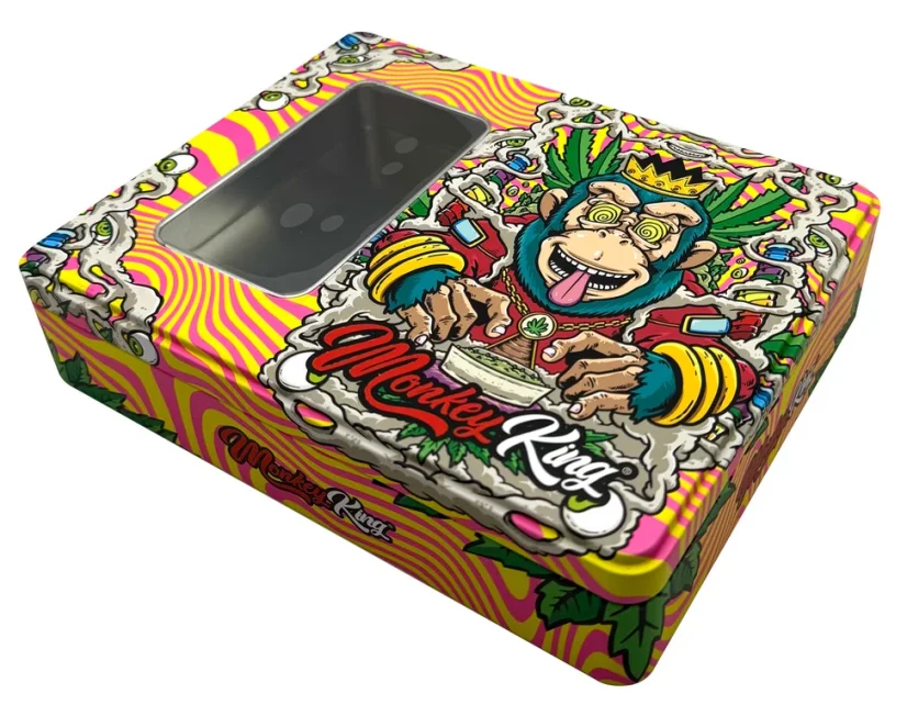 Caixa Metálica com Janela Monkey King Psyco
